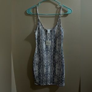 Snake Skin dress with tags never worn!